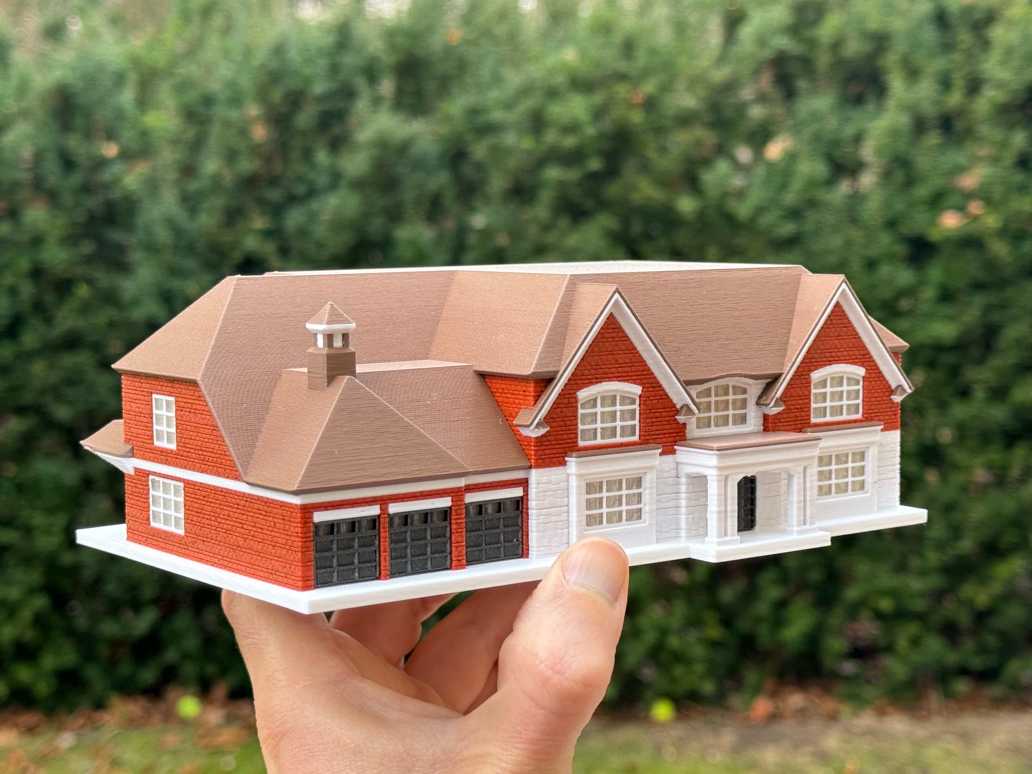 Custom Ultra-Detailed Model of Your Large Home – Custom Home Models