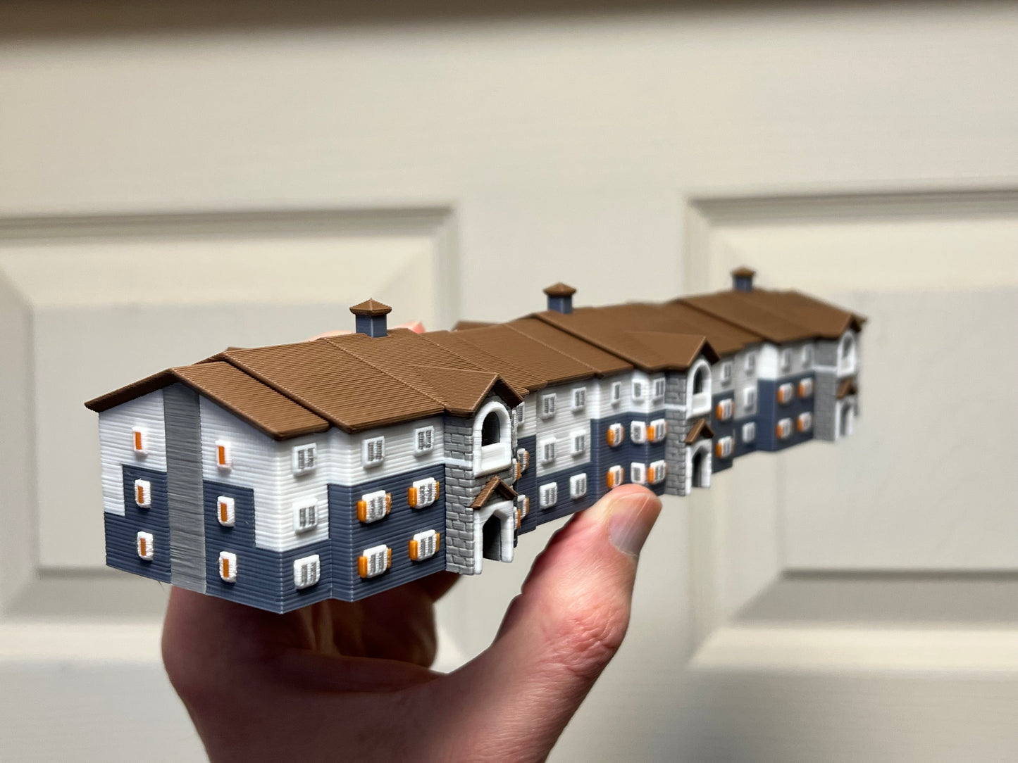 Custom Ultra-Detailed Model of Multi-Family Building